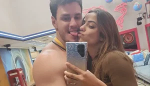 O casal iniciou o romance durante o confinamento no Big Brother Brasil 2023 | Foto: Reprodução/Globo