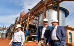 Vice-presidente esteve em Aporé para inaugurar usina que deve gerar mil empregos à região | Foto: reprodução