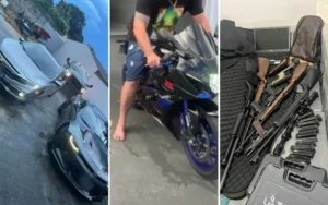 O grupo atuava na prática de comunicação falsa de roubo ou furto de veículos e bens transportados | Foto: Segurança Pública