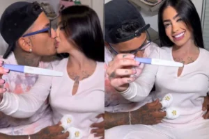 O casal havia terminado em julho do ano passado devido as polêmicas envolvendo Dynho no reality show A Fazenda | Foto: Reprodução/Twitter