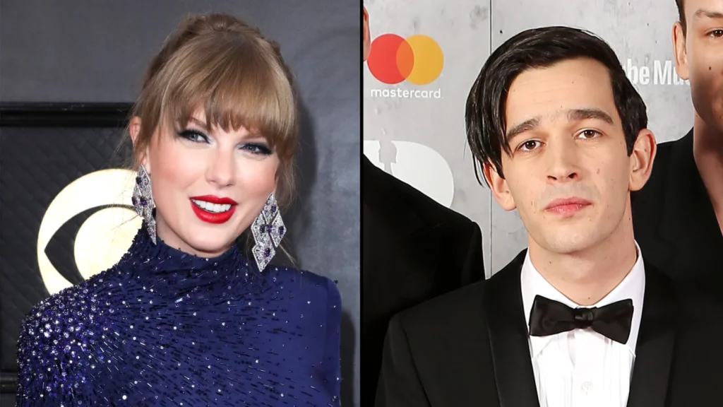 Matty e Taylor estavam acompanhados na presença do produtor Jack Antonoff e sua noiva | Foto: Reprodução/Matt Baron/BEI/Shutterstock; JM Enternational/Shutterstock