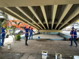 O projeto Arte Urbana tem o intuito de promove artistas goianos por meio de grafite e pinturas diversas.  | Foto: Divulgação / Secult