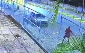 Suspeito fugiu do local, mas foi preso por lesão corporal e omissão de socorro | Foto: Reprodução