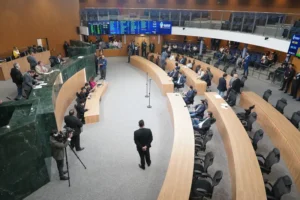 A chapa tem como presidente o deputado estadual Bruno Peixoto (UB), que já preside a Casa. | Foto: Alego
