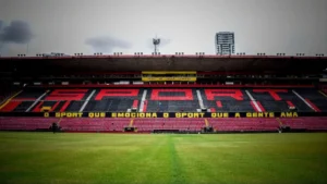 Briga dos felinos (Foto: Igor Cysneiros / Sport Club do Recife)