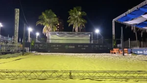 Goianos disputam torneios BT 10 e buscam título na primeira competição internacional de Beach Tennis no estado (Foto: Divulgação)