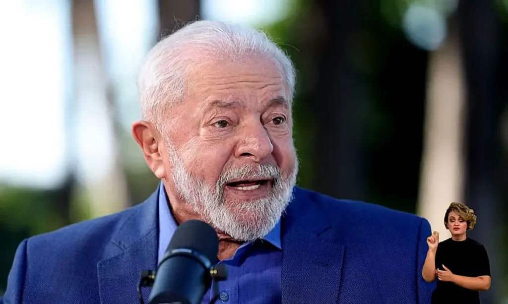 Brasília (DF), 19.06.2023 - Presidente Lula é entrevistado por Marcos Uchoa no programa Conversa com o Presidente, no Palácio do Alvorada. Imagem: TV Brasil