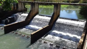 A vazão do Rio Meia Ponte entrou em nível de atenção | Foto: Wagner Pereira