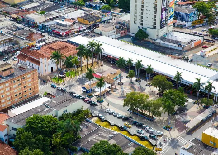 Há uma estimativa de que 50 mil turistas passem pela rodoviária de Caldas Novas em todo o período | Foto: Dronex