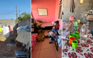 O local estava insalubre e com evidente falta de soluções básicas, visto que a água servida às internas vinha de um poço artesiano sujo | Foto: PCGO