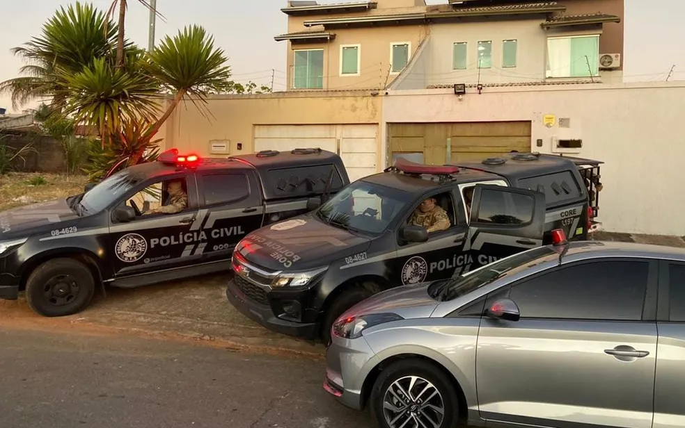 Ex-empresário e amigo são presos suspeitos de terem movimentado R$ 2 bilhões de reais com estelionato, diz polícia | Foto: Divulgação / PCGO