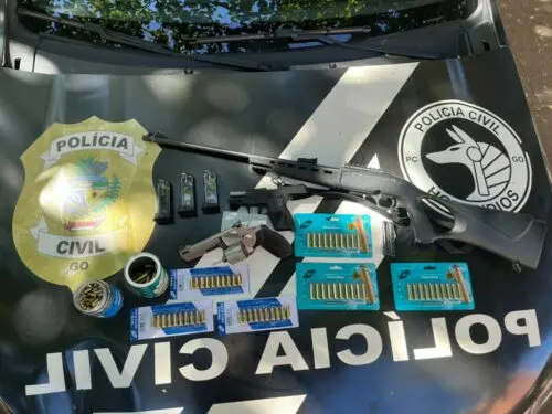 Homem é preso por suspeita de matar inquilino por dívida de aluguel, em Goiânia | Foto: Divulgação / Polícia Civil de Goiás (PCGO)