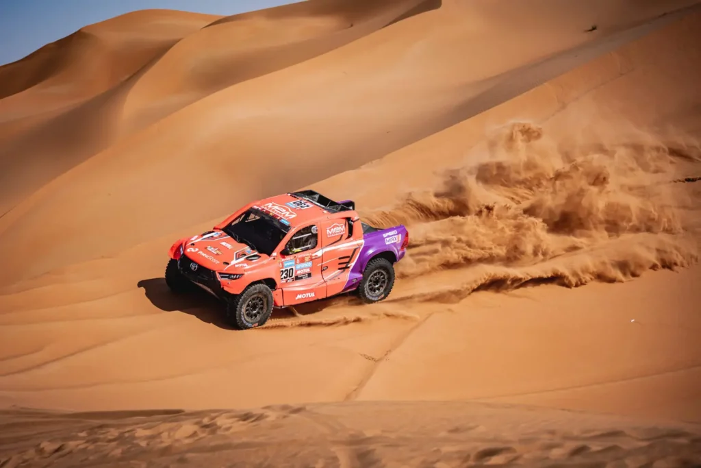 Lucas Moraes (BRA) of team Overdrive Racing races during stage 11 of Rally Dakar2023 from Shaybah to the Empty Quarter, Saudi Arabia on January 12, 2023 // Marcelo Maragni / Red Bull Content Pool // SI202301120154 // Usage for editorial use only //
