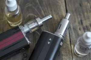 Advanced personal vaporizer or e-cigarette, from above