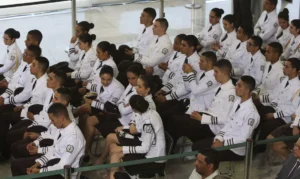 O Presidente Jair Bolsonaro durante o Lançamento do Programa Nacional das Escolas Cívico-Militares – PECIM.