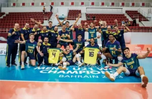 Seleção sub-21 segue invicta no campeonato Mundial e seleção principal aguarda seu adversário para próxima fase. (Foto:CBV)