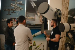 O local também conta com um espaço de exposições e uma cúpula hemisférica com projeção em 360° e cerca de 20 filmes interativos. | Foto: Divulgação Prefeitura de Anápolis