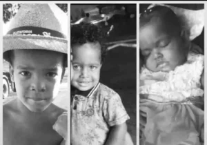 Irmãos Miguel, Henrique e Sarah não resistiram ao carro submerso em lago | Foto: Arquivo Pessoal