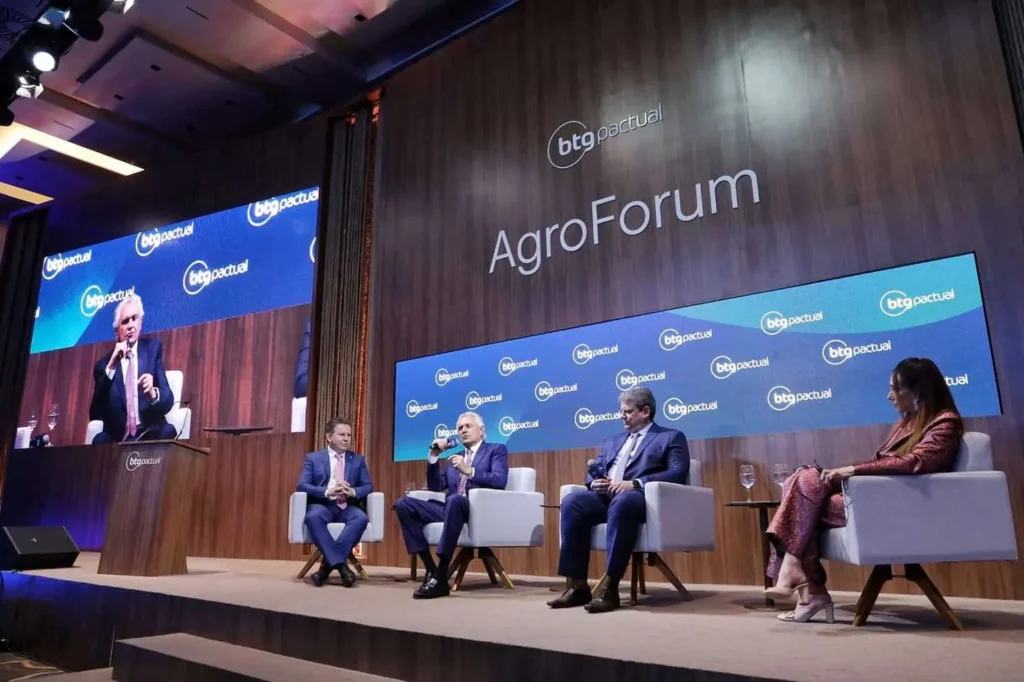 Com o tema “A ascensão do agronegócio brasileiro: investimento, inovação e impacto global”, o evento reuniu grandes nomes do mercado | Foto: Divulgação/BTG Pactual