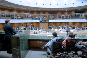 “A Casa precisa de profissionais concursados nas mais diversas áreas”, explicou o presidente da Casa, Bruno Peixoto | Foto: Carlos Costa/Alego