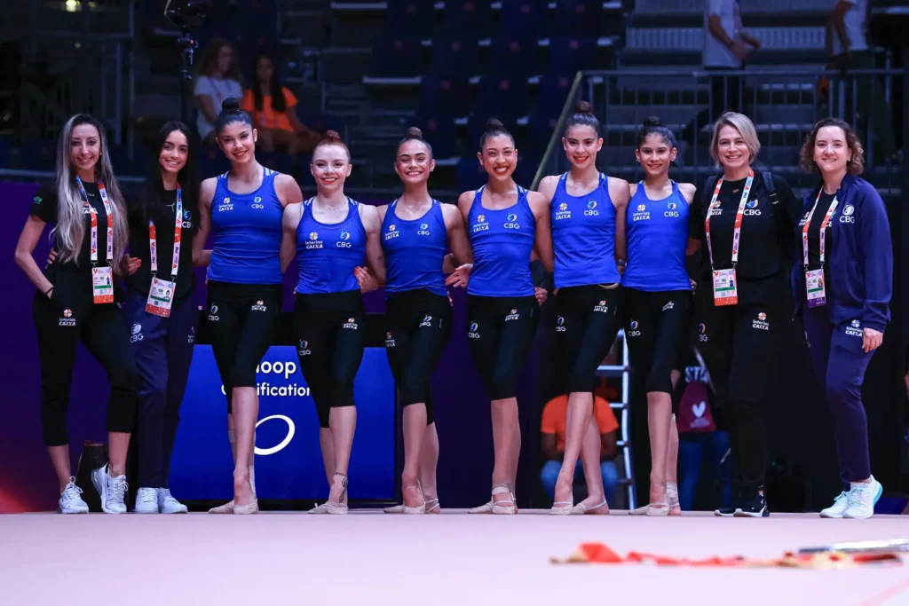 BRAZIL - 40th FIG Rhythmic Gymnastics World Championships | Aug 22 | Valencia, Spain | Photo: RICARDO BUFOLIN / CBG