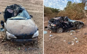 Adolescente de 12 anos morre em acidente de carro, mãe perdeu o controle da direção e bateu contra uma árvore | Foto: Divulgação / PMGO