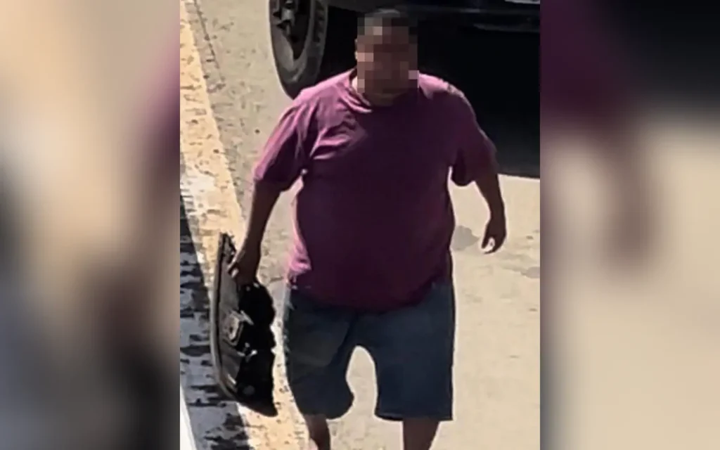 Após prisão, o suspeito disse que cometeu o crime em um momento de “bobeira” | Foto: PRF