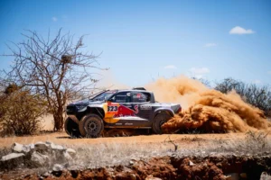 Lucas Moraes performs during the second stage of Sertoes Rally in Juremal, Brazil on August 13, 2023 // Marcelo Maragni / Red Bull Content Pool // SI202308130436 // Usage for editorial use only //