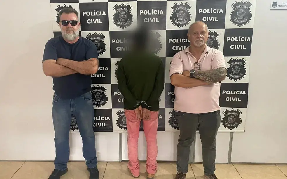 Polícia prende suspeito de ameaçar esposa de morte por causa de sorvete, em Guapó
