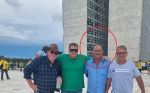 Ele é acusado de participar dos atos terroristas do 8 de janeiro. | Foto: Reprodução