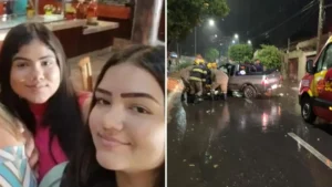 Duas irmãs morreram após carro em que estavam colidir em uma árvore