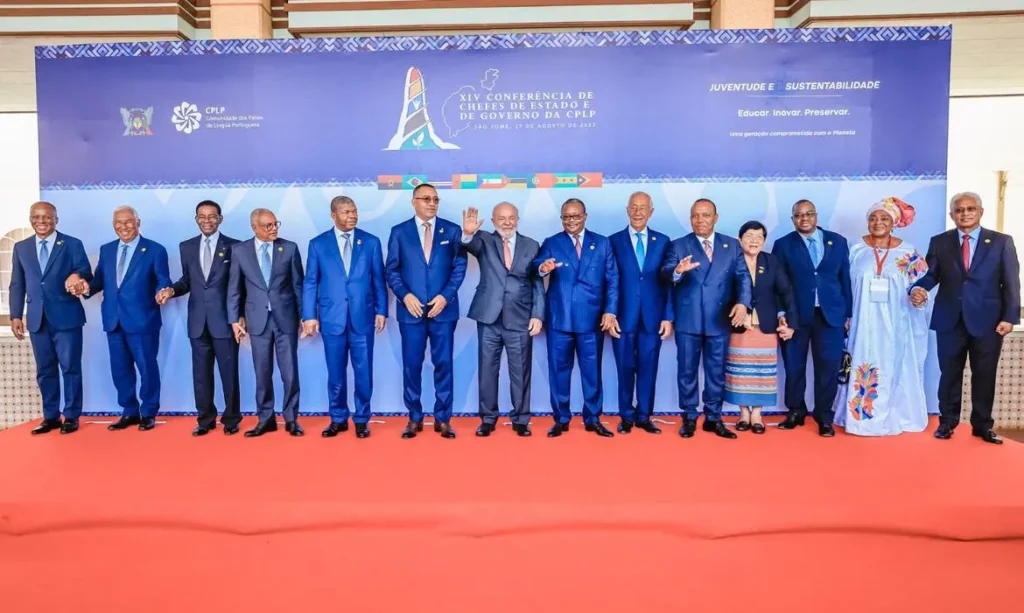 São Tomé e Príncipe, 27.08.2023 - Presidente Lula participa da sessão de abertura da XIV Conferência de Chefes de Estado e de Governo da Comunidade dos Países de Língua Portuguesa (CPLP). Foto: Ricardo Stuckert/PR