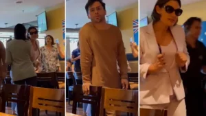 Confusão aconteceu nesta sexta-feira em um restaurante de Brasília | Foto: Reprodução