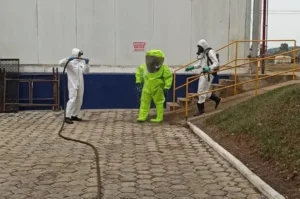 O acidente ocorreu às 10h30 na empresa | Foto: Divulgação