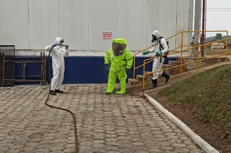O acidente ocorreu às 10h30 na empresa | Foto: Divulgação