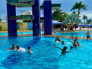 Até o mês de junho, o Sesc Faiçalville recebia em torno de 1300 pessoas por final de semana. A partir de julho, a média passou a variar entre 3800 a 4100 pessoas | Foto: Sesc Go