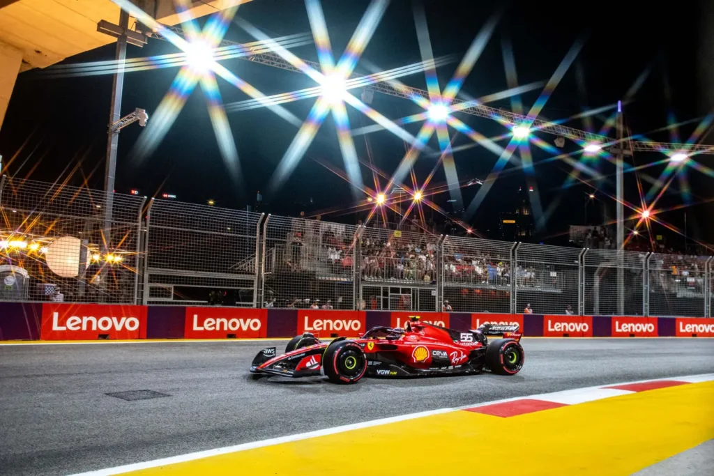 Pela primeira vez no ano Max Verstappen terminou a corrida fora do pódio (Foto: Scuderia Ferrari)