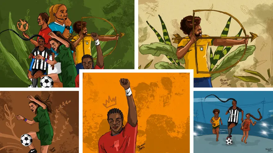 41% das pessoas negras que atuam nos Campeonatos Brasileiros afirmam ter sofrido racismo (Foto: Raiana Britto)