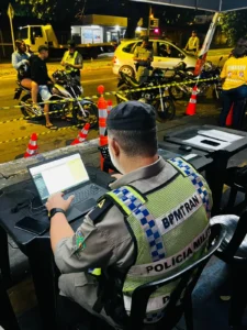 Ano passado, foram 5.941 em operação de fiscalização por recusa ao teste do bafômetro e 2.748 foram autuados após o teste do etilômetro. | Foto: Divulgação / Detran-GO
