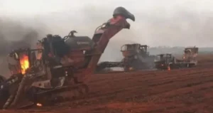 Tragédia não foi maior porque uma rápida chuva evitou que incêndio se alastrasse ainda mais | Foto: Reprodução