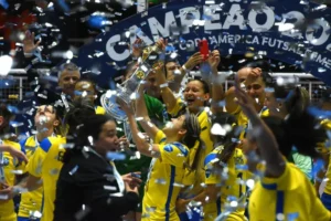 Brasil é heptacampeão da Copa América de Futsal Feminino. Foto: CONMEBOL
