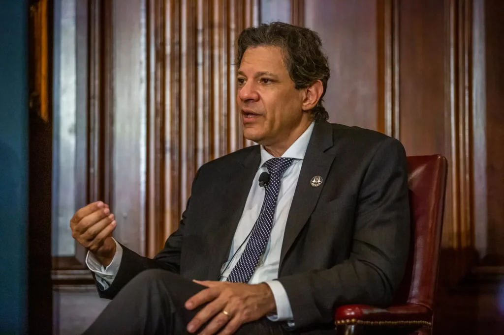 Segundo Haddad, melhora reflete avanços no sistema da Receita Federal. | Foto: Ministério da Fazenda