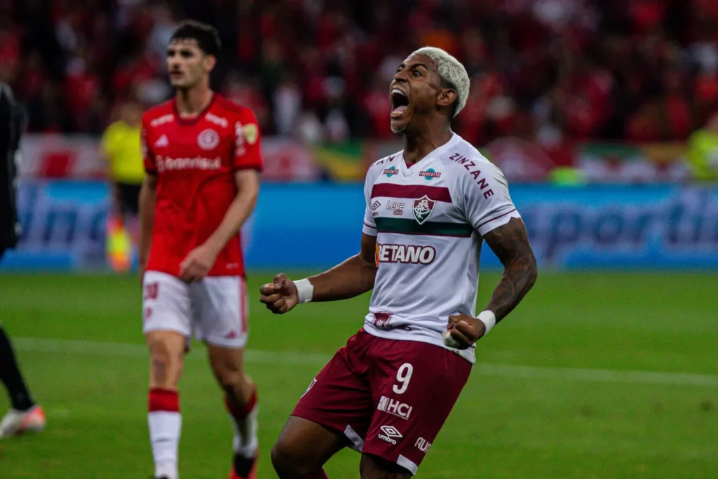 Porto Alegre, RS,  Brasil - 04/10/2023 - Beira-Rio - Conmebol Libertadores 2023 , semifinal, jogo 2 , jogo entre Fluminense x Internacional.
FOTO DE MARCELO GONÇALVES / FLUMINENSE FC


IMPORTANTE: Imagem destinada a uso institucional e divulga磯, seu uso comercial estᠶetado incondicionalmente por seu autor e o Fluminense Football Club.

IMPORTANT: Image intended for institutional use and distribution. Commercial use is prohibited unconditionally by its author and Fluminense Football Club.

IMPORTANTE: Im᧥n para uso solamente institucional y distribuici㮮 El uso comercial es prohibido por su autor y por el Fluminense Football Club