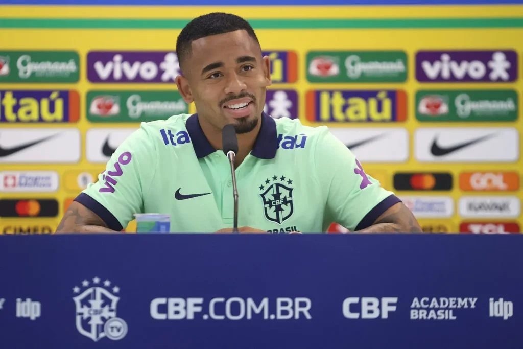Gabriel Jesus Treino Seleção Brasileira em Cuiabá.
Eliminatórias 2026.
Foto:Vitor Silva/CBF