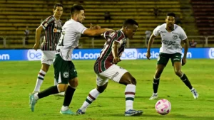 Volta Redonda, RJ - Brasil - 25/10/2023 - Raulino de Oliveira - John Arias
Campeonato Brasileiro. 29ª Rodada. Jogo Fluminense x Goiás.
FOTO DE MAILSON SANTANA/FLUMINENSE FC

IMPORTANTE: Imagem destinada a uso institucional e divulgação, seu uso comercial está vetado incondicionalmente por seu autor e o Fluminense Football Club.

IMPORTANT: Image intended for institutional use and distribution. Commercial use is prohibited unconditionally by its author and Fluminense Football Club.

IMPORTANTE: Imágen para uso solamente institucional y distribuición. El uso comercial es prohibido por su autor y por el Fluminense Football Club.