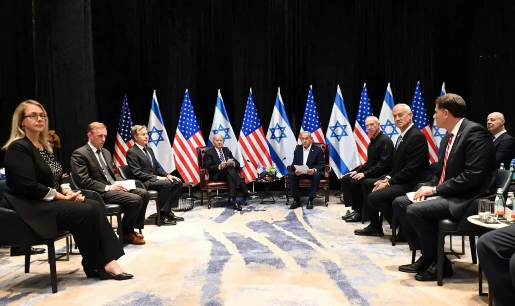Biden alertou Israel para não ser “consumido” pela raiva e para priorizar evitar vítimas civis. | Foto: Governo de Israel