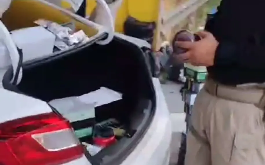 A carga e o carro apreendidos têm valor estimado em cerca de R$200 mil | Foto: PRF