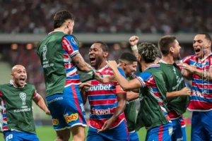 Fortaleza conquista vaga inédita na final da Sul-Americana. Foto: Mateus Lotif/FEC