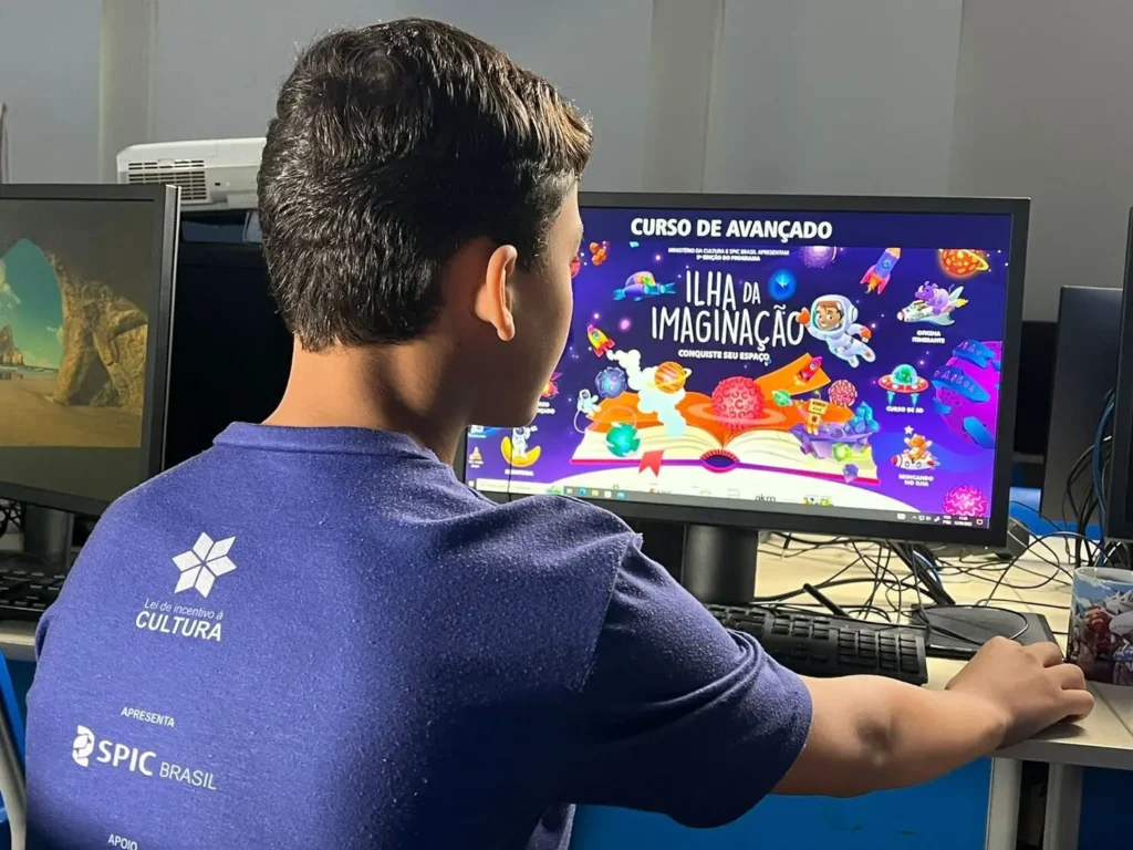 ‘Ilha da Imaginação’ oferece oportunidades de aprendizado e criatividade para crianças e adolescentes goianas | Foto: Divulgação
