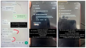 Mãe da criança descobriu sobre suspeito enquanto fazia verificação de rotina no celular da filha | Foto: Reprodução